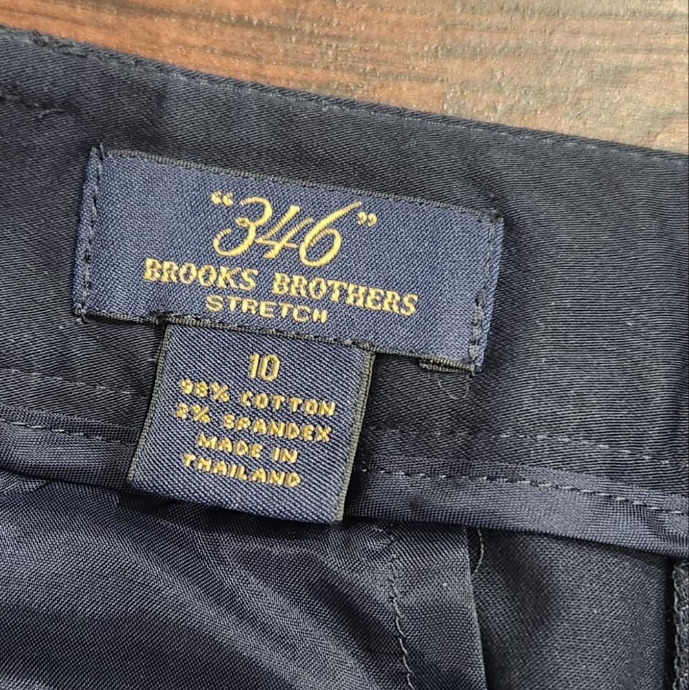 Brooks BROTHERS A-Line Cotton Faille SKIRT 💥 - Picture 4 of 8